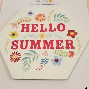 Hexagon Wreath Accent